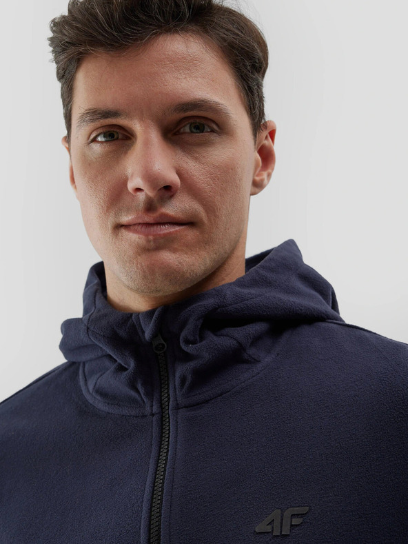 4F Herren Fleece-Kapuzenpulli regulär 4F