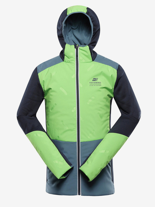 ALPINE PRO Grünes Herren Alpine Pro GOMAR schnelltrocknendes Sweatshirt