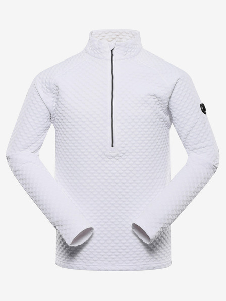 ALPINE PRO Schnelltrocknendes Herren-Sweatshirt ALPINE PRO GETT weiß