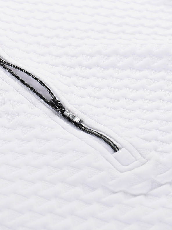 ALPINE PRO Schnelltrocknendes Herren-Sweatshirt ALPINE PRO GETT weiß