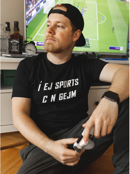 ZOOT.Original Schwarzes Herren ZOOT Original T-Shirt Í EJ SPORTS C N GEJM
