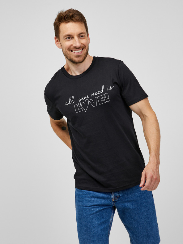 ZOOT.Original Schwarzes Herren-T-Shirt Zoot Original All you need is love