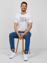 ZOOT.Original Weißes Herren-T-Shirt ZOOT.Original Ich habe keine Zeit, ich muss zu meinen Mädchen