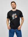 ZOOT.Original Schwarzes Herren-T-Shirt ZOOT.Original Hello beaches