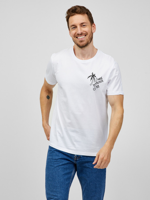 ZOOT.Original Weißes Herren-T-Shirt ZOOT.Original Ich brauche Vitamin Meer