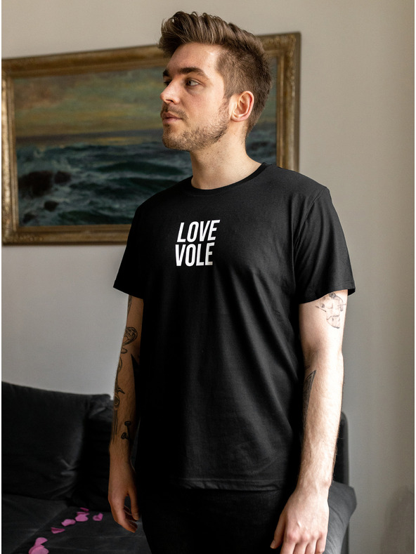 ZOOT.Original Schwarzes Herren-T-Shirt ZOOT Original Love Vole