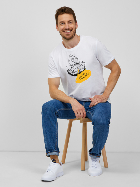 ZOOT.Original Weißes Herren T-Shirt ZOOT.Original Ei Benedict