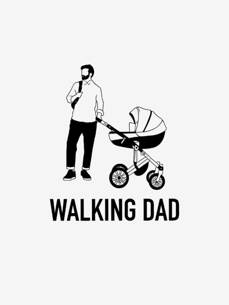 ZOOT.Original Weißes Herren-T-Shirt ZOOT.Original Walking Dad
