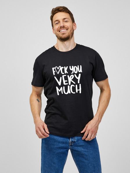 ZOOT.Original Schwarzes Herren-T-Shirt Zoot Original Fuck you very much