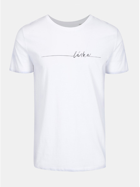 ZOOT.Original Weißes Herren ZOOT Original Love bedrucktes T-Shirt