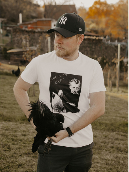 ZOOT.Original Weißes Herren ZOOT Original This Is My Cock Shirt