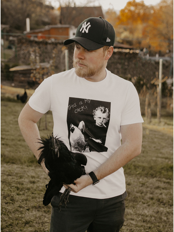 ZOOT.Original Weißes Herren ZOOT Original This Is My Cock Shirt