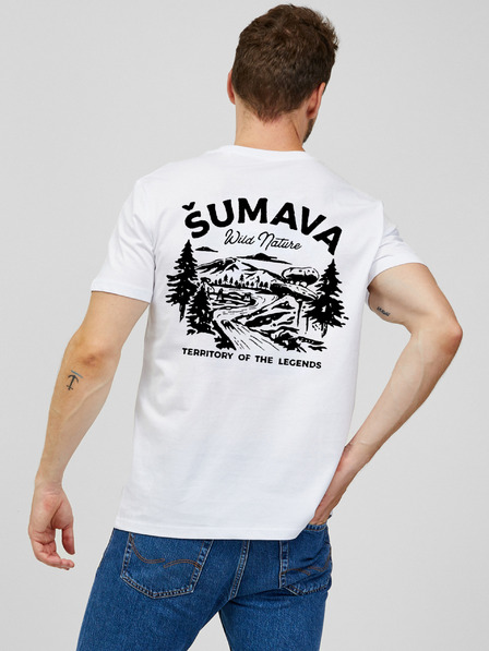 ZOOT.Original Weißes Herren-T-Shirt ZOOT.Original Sumava