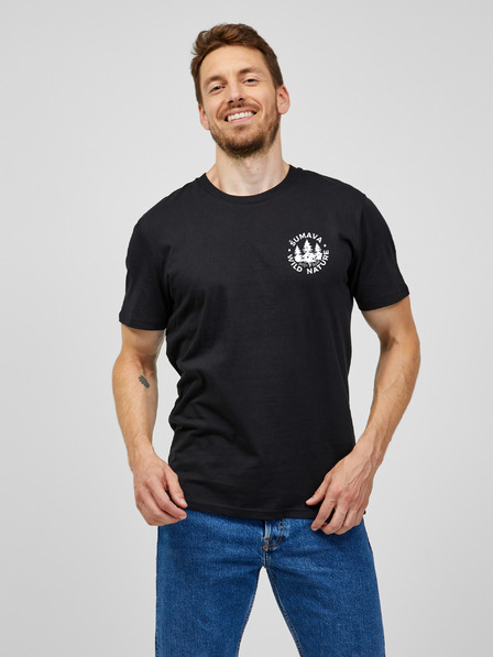 ZOOT.Original Schwarzes Herren-T-Shirt ZOOT.Original Sumava