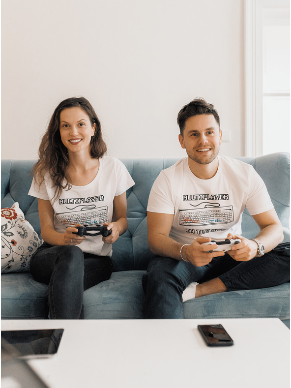 ZOOT.Original Weißes Herren ZOOT Original T-Shirt Nineties Multiplayer