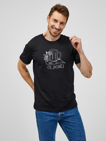 ZOOT.Original Schwarzes Herren-T-Shirt ZOOT.Original Goal clear
