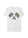 ZOOT.Fan Weißes T-shirt Trainer Spotter Cross Palm Blumen