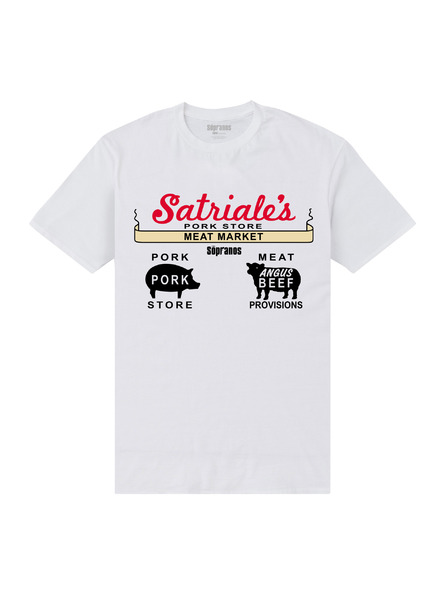 ZOOT.Fan Weißes HBO Die Sopranos Satriales-T-Shirt