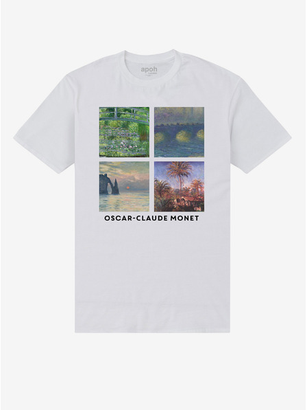 ZOOT.Fan Weißes T-Shirt apoh London APOH Oscar-Claude Monet