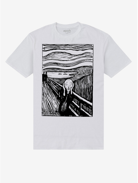 ZOOT.Fan Weißes T-Shirt apoh London apoh Munch Lino