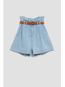 Moodo Hellblaue Damen Denim Shorts Moodo