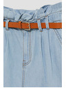 Moodo Hellblaue Damen Denim Shorts Moodo