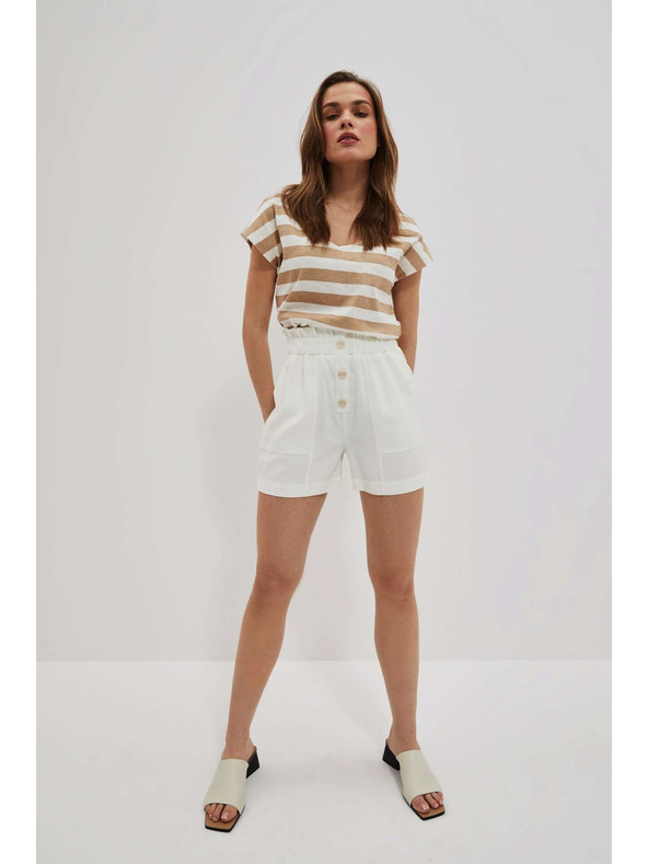 Moodo Weiße Damen Moodo Shorts