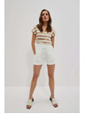 Moodo Weiße Damen Moodo Shorts