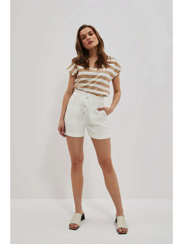 Moodo Weiße Damen Moodo Shorts