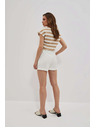 Moodo Weiße Damen Moodo Shorts