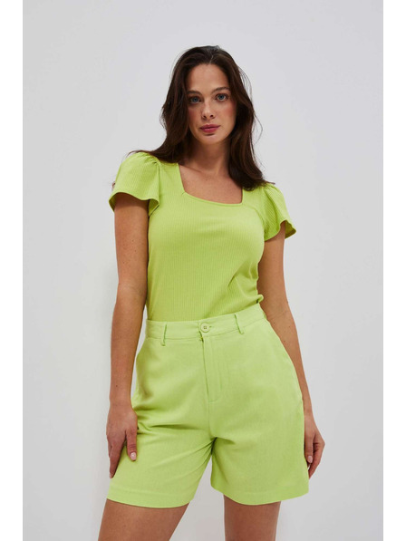 Moodo Hellgrüne Moodo Shorts für Damen