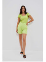 Moodo Hellgrüne Moodo Shorts für Damen