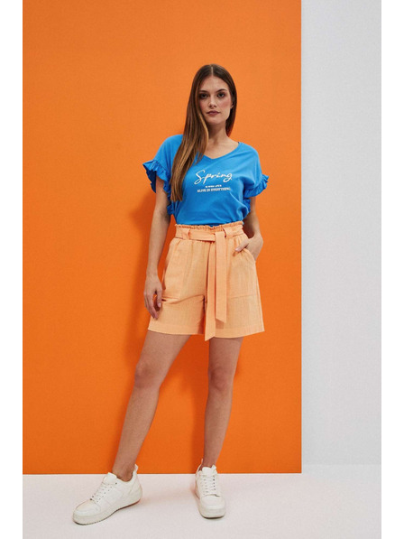 Moodo Orangefarbene Moodo Shorts für Frauen