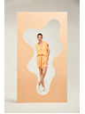 Moodo Orangefarbene Moodo Shorts für Frauen