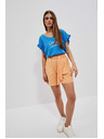 Moodo Orangefarbene Moodo Shorts für Frauen