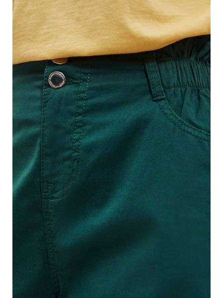 Moodo Dunkelgrüne Damen-Shorts von Moodo