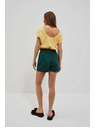 Moodo Dunkelgrüne Damen-Shorts von Moodo