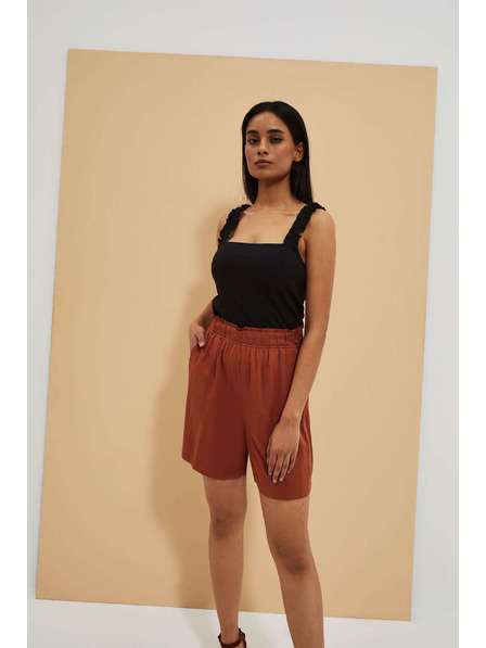 Moodo Braune Damen Shorts Moodo