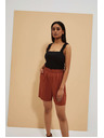 Moodo Braune Damen Shorts Moodo