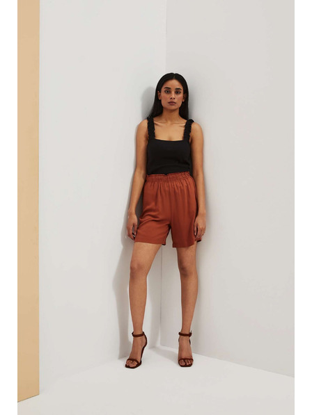 Moodo Braune Damen Shorts Moodo