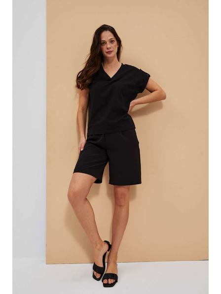 Moodo Schwarze Moodo Shorts für Frauen