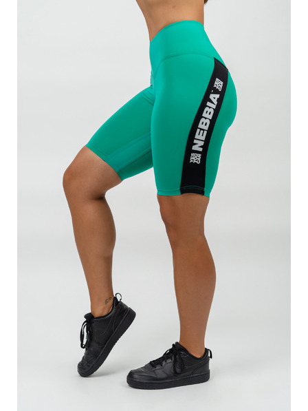 Nebbia Hochtaillierte Radlerhose ICONIC 238 XS,grün