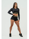 Nebbia NEBBIA Damen High Waist Compression Shorts INTENSE Leg Day 832 Gold XS,schwarz/gold