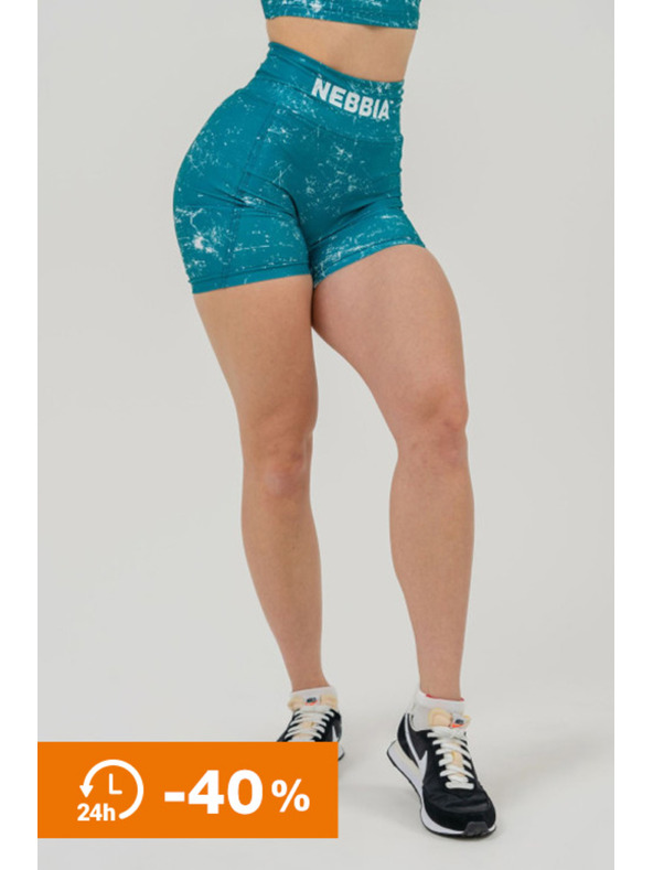 Nebbia Leggings-Shorts mit hoher Taille 5" HAMMIES 615 XS, grün