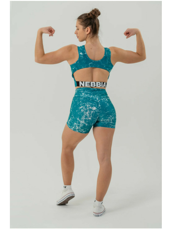 Nebbia Leggings-Shorts mit hoher Taille 5" HAMMIES 615 XS, grün