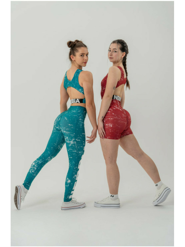 Nebbia Leggings-Shorts mit hoher Taille 5" HAMMIES 615 XS, grün