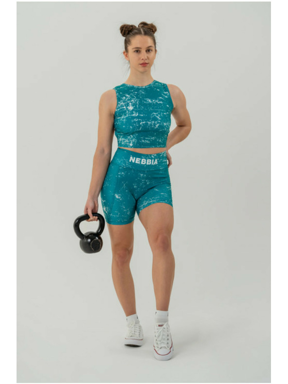 Nebbia Leggings-Shorts mit hoher Taille 5" HAMMIES 615 XS, grün