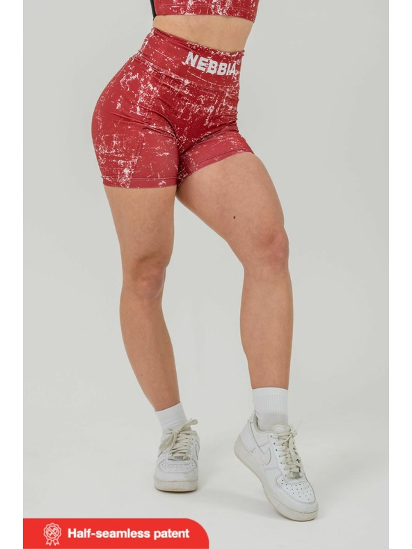 Nebbia Leggings-Shorts mit hoher Taille 5" HAMMIES 615 XS, rot