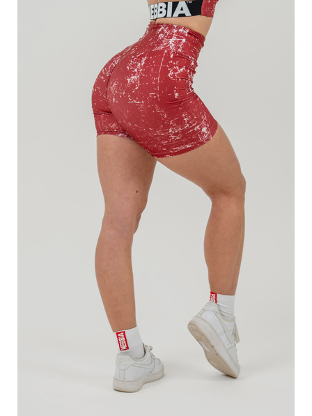 Nebbia Leggings-Shorts mit hoher Taille 5" HAMMIES 615 XS, rot