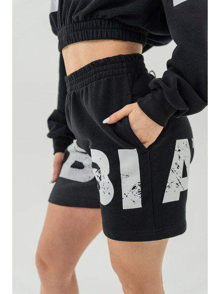 Nebbia Sweat-Shorts 6" MUSCLE MOMMY 624 XS, schwarz